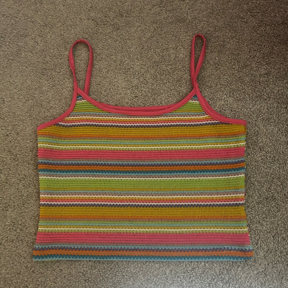 Multicolor Striped Women's Top